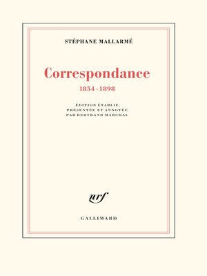 cover image of Correspondance (1854-1898)